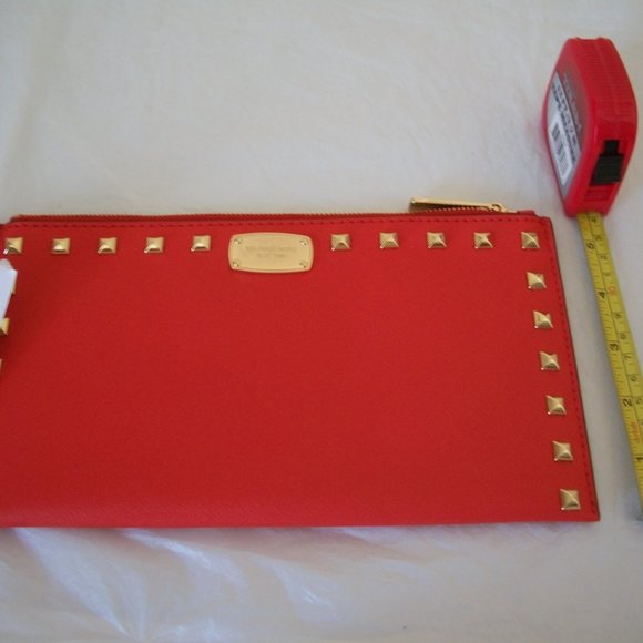 NWT- MICHAEL Michael Kors Red Travel Clutch